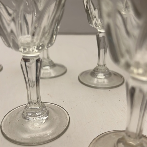 Flamenco Vintage 6 Fine Blown Crystal Cordials France from Fortunoff - Picture 9 of 10